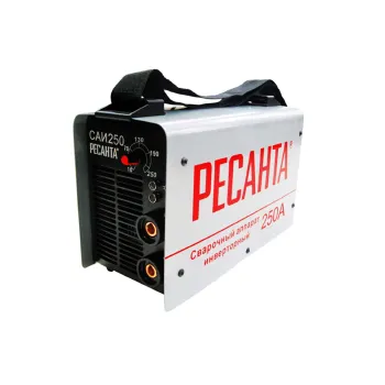 Изображение товара Сварочный аппарат инверторный Ресанта САИ-250 65/6 профессиональный для дуговой сварки Изображение товара Сварочный аппарат инверторный Ресанта САИ-250 65/6 профессиональный для дуговой сварки