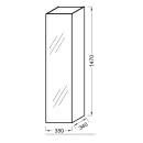 Пенал Jacob Delafon Soprano EB984-N18 белый_2