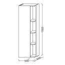 Пенал Jacob Delafon Terrace EB1179G-274 L черный лак_2
