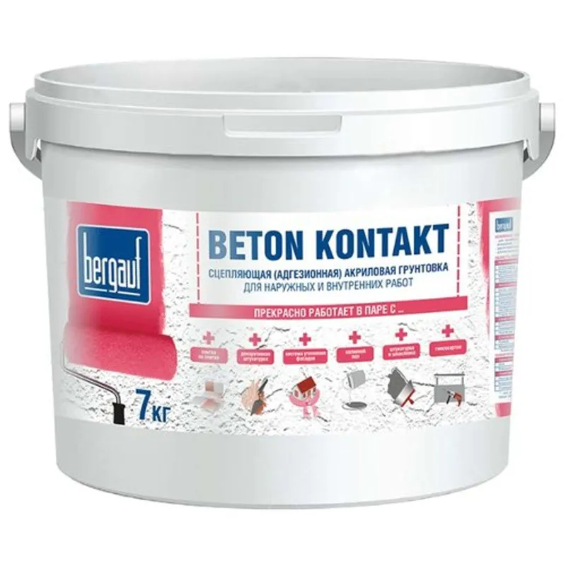 Грунтовка Bergauf Beton Kontakt, 7 кг_1