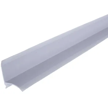 Изображение товара Бордюр для ванн Ласточка 25х25х2000 мм из ПВХ белого цвета Изображение товара Бордюр для ванн Ласточка 25х25х2000 мм из ПВХ белого цвета