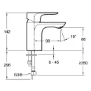 Смеситель для раковины Jacob Delafon Aleo E72277-4-CP_2