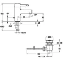 Смеситель для раковины Jacob Delafon Cuff E37041-CP_2