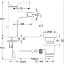 Смеситель для биде Jacob Delafon Singulier E10865-CP_2
