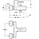 Смеситель для ванны Jacob Delafon Cuff E45532-CP_2