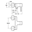 Смеситель для душа Jacob Delafon Cuff E45533-CP_2