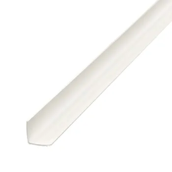 Изображение товара Уголок ПВХ 20х20х2700 мм белый для отделки и защиты уголков и откосов Изображение товара Уголок ПВХ 20х20х2700 мм белый для отделки и защиты уголков и откосов