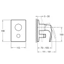 Смеситель для душа Jacob Delafon Symbol E98724-CP_2