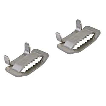 Изображение товара Усиленные скрепы-бугели для монтажной ленты 100 шт ТДМ Изображение товара Усиленные скрепы-бугели для монтажной ленты 100 шт ТДМ