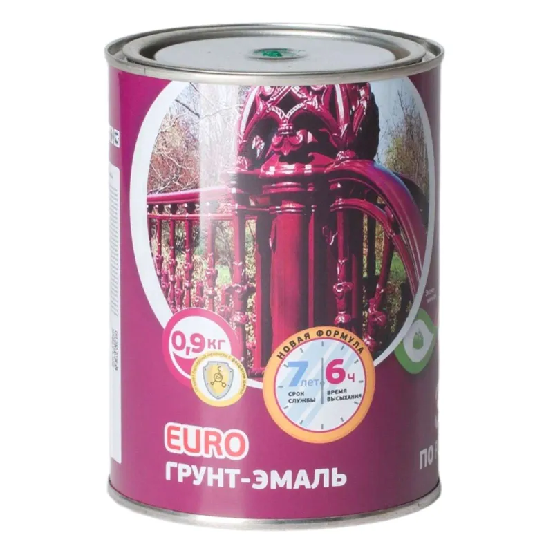 Грунт-эмаль по ржавчине 3 в 1 Olecolor серая 0,9 кг_1