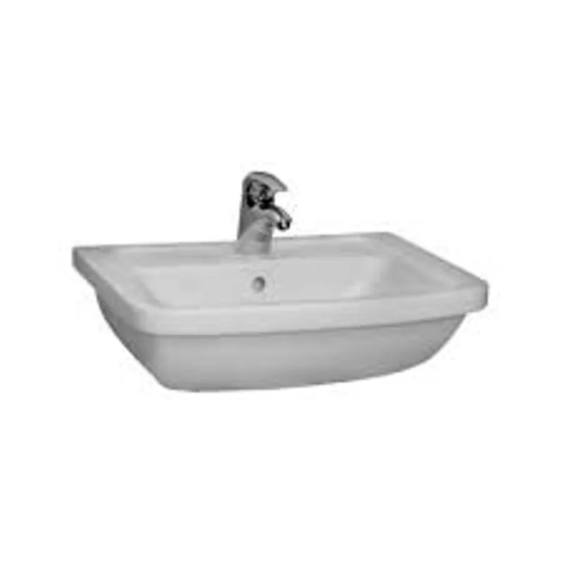 Раковина Vitra Form 300 55 см (9602B003-7650) с пьедесталом_1