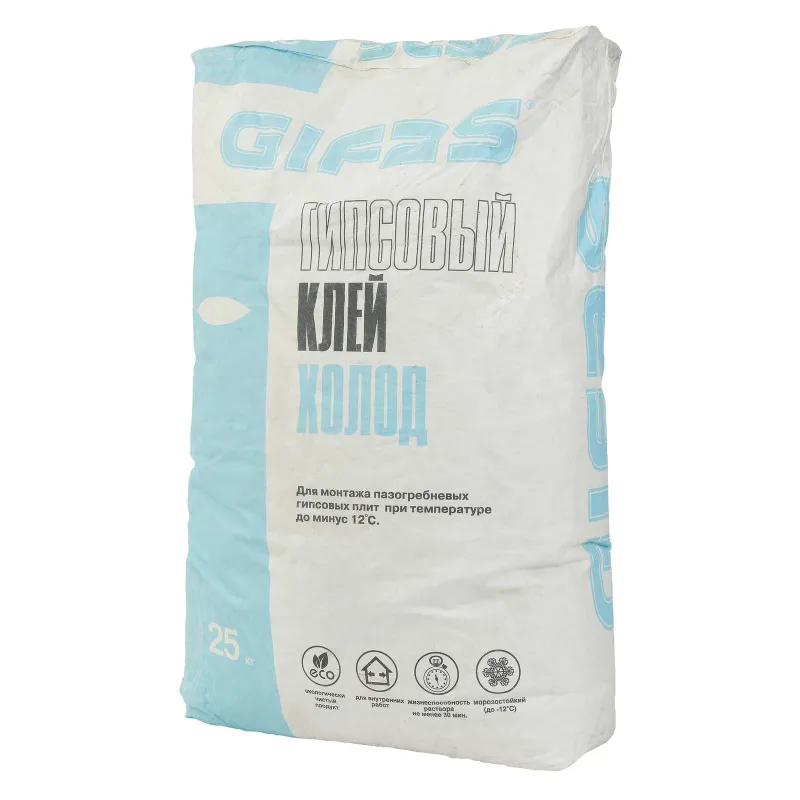 Клей монтажный Gifas зимний -12°С 25кг_1