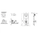 Комплект унитаз с инсталляцией Vitra Zentrum (9012B003-7206)_2