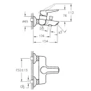 Смеситель для ванны Vitra Solid S (A42444EXP)_2