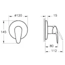 Смеситель для душа Vitra Dynamic S (A42225EXP)_2