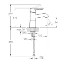 Смеситель для раковины Vitra Matrix (A41753EXP)_2