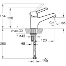 Смеситель для раковины Vitra Viva (A41044EXP)_2