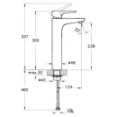 Смеситель для раковины Vitra X-Line (A42322EXP)_2