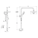 Душевая система Vitra System Rain (A45597EXP)_2