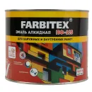 Эмаль ПФ-115 Farbitex красная глянцевая 1,8кг_2