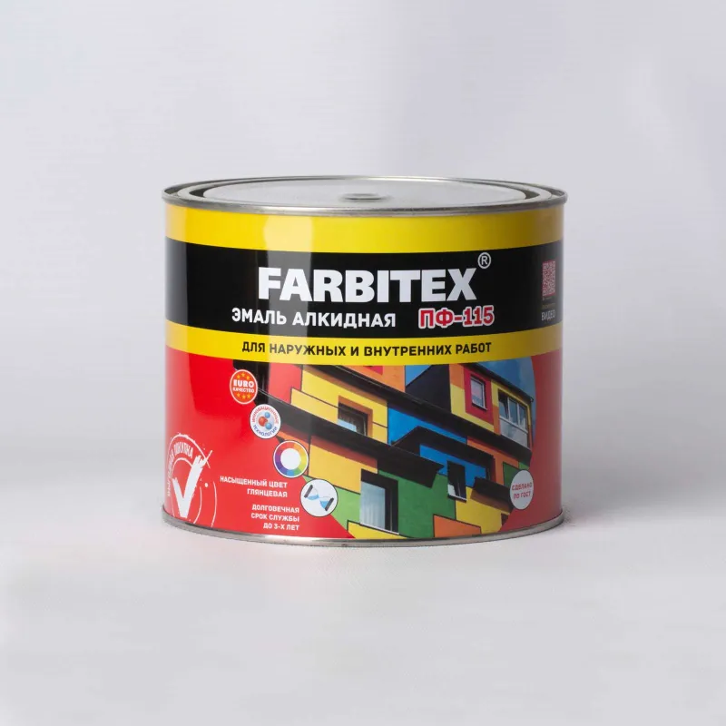 Эмаль ПФ-115 FARBITEX лайм 1,8 кг_1