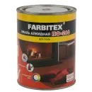 Эмаль ПФ-266 Farbitex красно-коричневая глянцевая 0,8кг_1