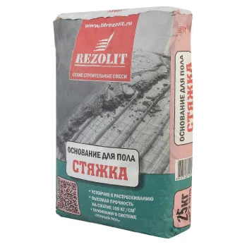 Стяжка для пола Rezolit, 25 кг