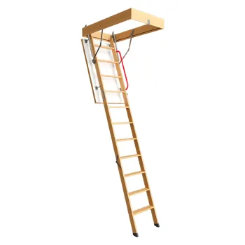 Изображение товара Чердачная лестница Docke Premium 700х1200 мм с утепленной крышкой и замком Изображение товара Чердачная лестница Docke Premium 700х1200 мм с утепленной крышкой и замком