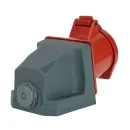 Розетка силовая стационарная 32А 380 В IP44 красная IEK_5