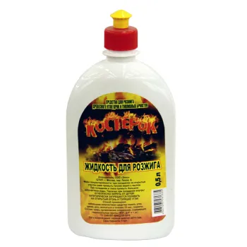 Изображение товара Жидкость для розжига 0,5л быстрое и безопасное зажигание Изображение товара Жидкость для розжига 0,5л быстрое и безопасное зажигание