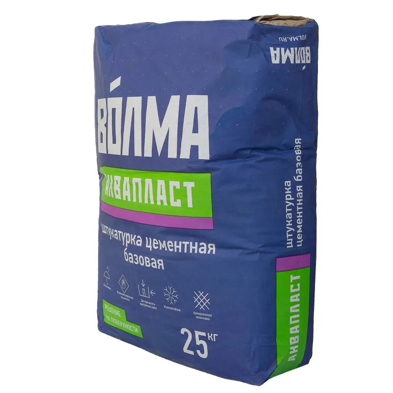 Штукатурка цементная Волма Аквапласт 25 кг_1