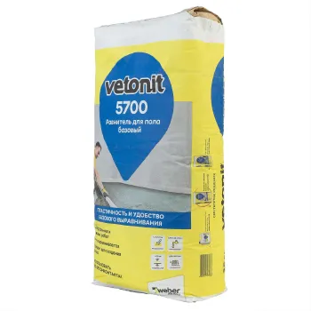 Изображение товара Стяжка пола Vetonit 5700 М-200 25кг для влажных и сухих помещений Изображение товара Стяжка пола Vetonit 5700 М-200 25кг для влажных и сухих помещений