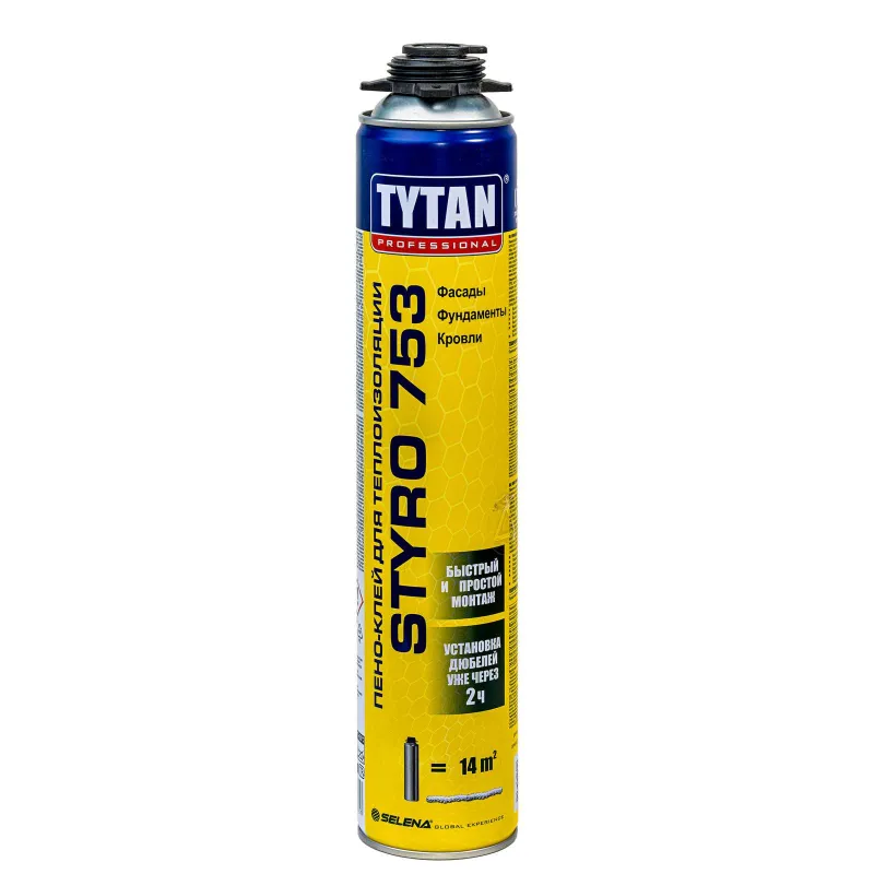 Клей для наружной теплоизоляции Tytan Styro 753, 750 мл_1