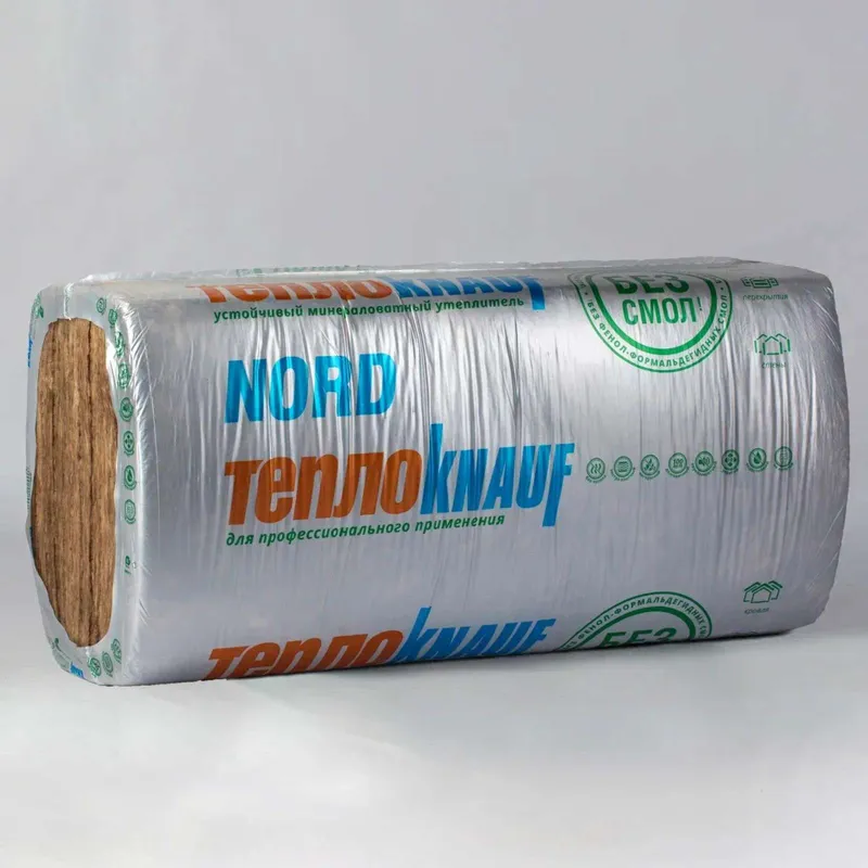 Утеплитель ТеплоKNAUF Норд 35λ (1230х610х100мм) 6шт/уп_1