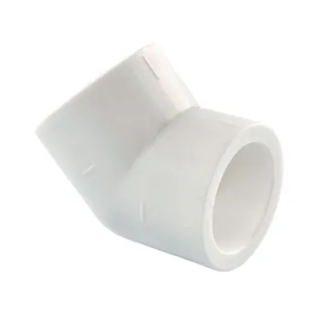 Изображение товара Угольник полипропиленовый 20мм 45° соединительный TEBO Изображение товара Угольник полипропиленовый 20мм 45° соединительный TEBO