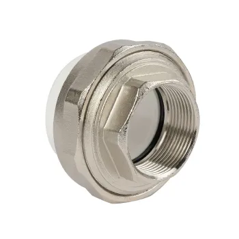 Изображение товара Муфта полипропиленовая 50х1 1/2 ВР TEBO комбинированная разъемная Изображение товара Муфта полипропиленовая 50х1 1/2 ВР TEBO комбинированная разъемная