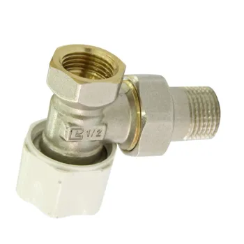 Изображение товара Вентиль регулирующий 1/2" угловой RS102 Luxor Изображение товара Вентиль регулирующий 1/2" угловой RS102 Luxor