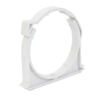 Изображение товара Хомут пластиковый канализационный 110 бесшумная Дигор ЛЮКС белый Изображение товара Хомут пластиковый канализационный 110 бесшумная Дигор ЛЮКС белый