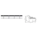 Угольник полипропиленовый 20х1/2" НР с креплением TEBO_2