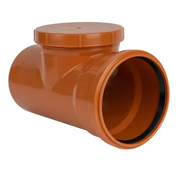 Изображение товара Ревизия канализационная наружная 160 мм из НПВХ RTP Изображение товара Ревизия канализационная наружная 160 мм из НПВХ RTP