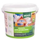Лазурь акриловая защитно-красящая Farbitex Профи Wood бесцветная полуглянцевая 5л_1
