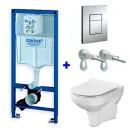 Комплект инсталляция Grohe Rapid 3 в 1 с унитазом Cersanit City New Clean On (4148229)_1