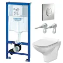 Комплект инсталляция Grohe Rapid SL 3 в 1 с унитазом Cersanit Carina New Clean On (4148231)_1