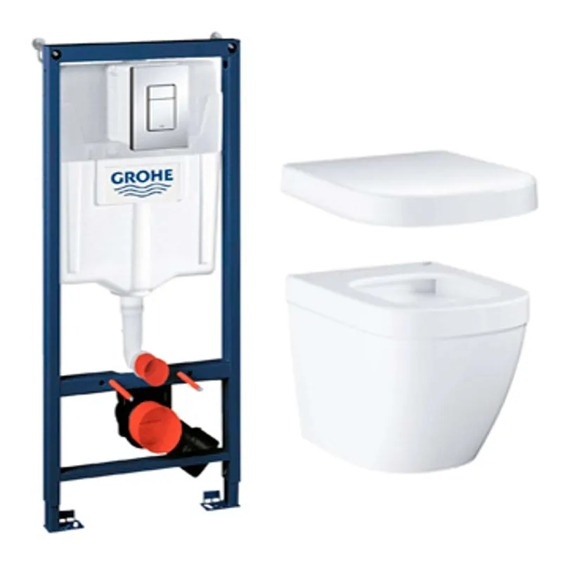 Комплект инсталляция Grohe Rapid SL 3 в 1 с унитазом Euro Ceramic 39206000 (4144460)_1