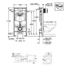 Комплект инсталляция Grohe Rapid SL 3 в 1 с унитазом Euro Ceramic 39206000 (4144460)_2