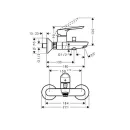 Смеситель для ванны Hansgrohe Logis E 71403000_2