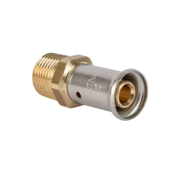 Изображение товара Муфта Henco МП-Пресс НР 16х1/2" для водопровода и отопления Изображение товара Муфта Henco МП-Пресс НР 16х1/2" для водопровода и отопления
