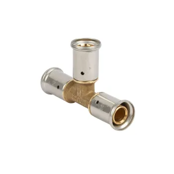 Изображение товара Тройник МП-Пресс 20х20х20 HENCO для трубопроводных систем Изображение товара Тройник МП-Пресс 20х20х20 HENCO для трубопроводных систем