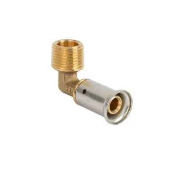 Изображение товара Угольник переходной пресс HENCO НР 16х1/2" - надежное соединение Изображение товара Угольник переходной пресс HENCO НР 16х1/2" - надежное соединение