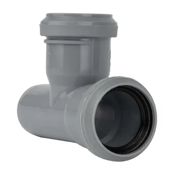 Изображение товара Канализационный тройник RTP 40x40 мм 87°, пластиковый для внутренней канализации Изображение товара Канализационный тройник RTP 40x40 мм 87°, пластиковый для внутренней канализации